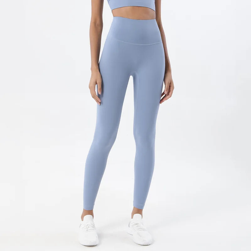 High Waist Nylon Yoga Leggings for Women