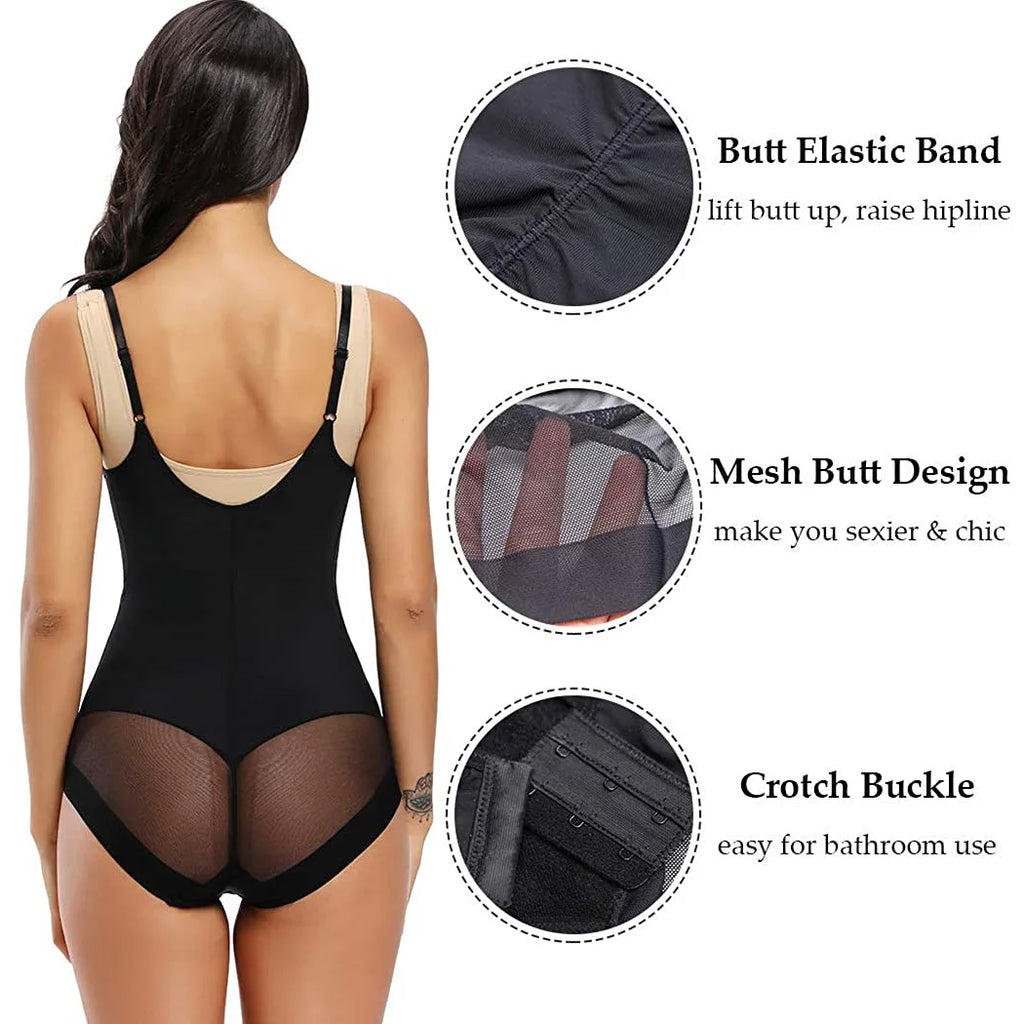 Waist Trainer Body Shaper Bodysuit for Women