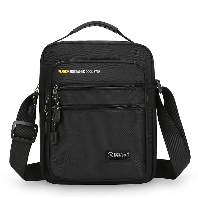 Large Capacity Multi Pocket Business Crossbody Bag for Men