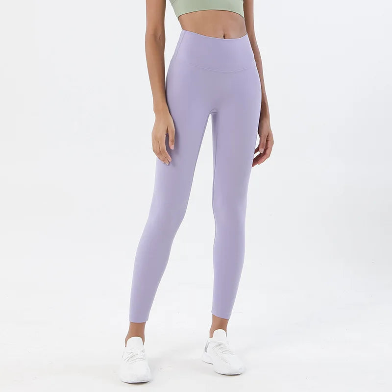 High Waist Nylon Yoga Leggings for Women