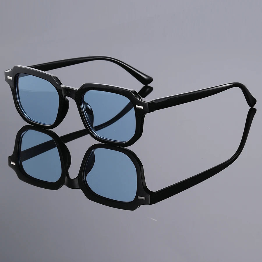 Men New Trendy Square Retro Fashion Glasses Frame