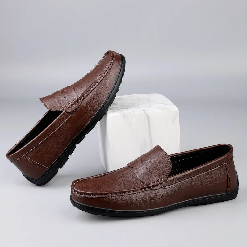 Men Genuine Leather Comfortable Loafers