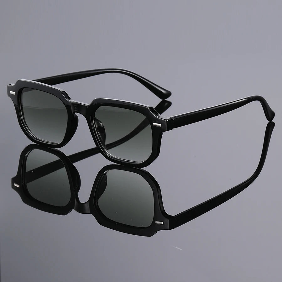 Men New Trendy Square Retro Fashion Glasses Frame
