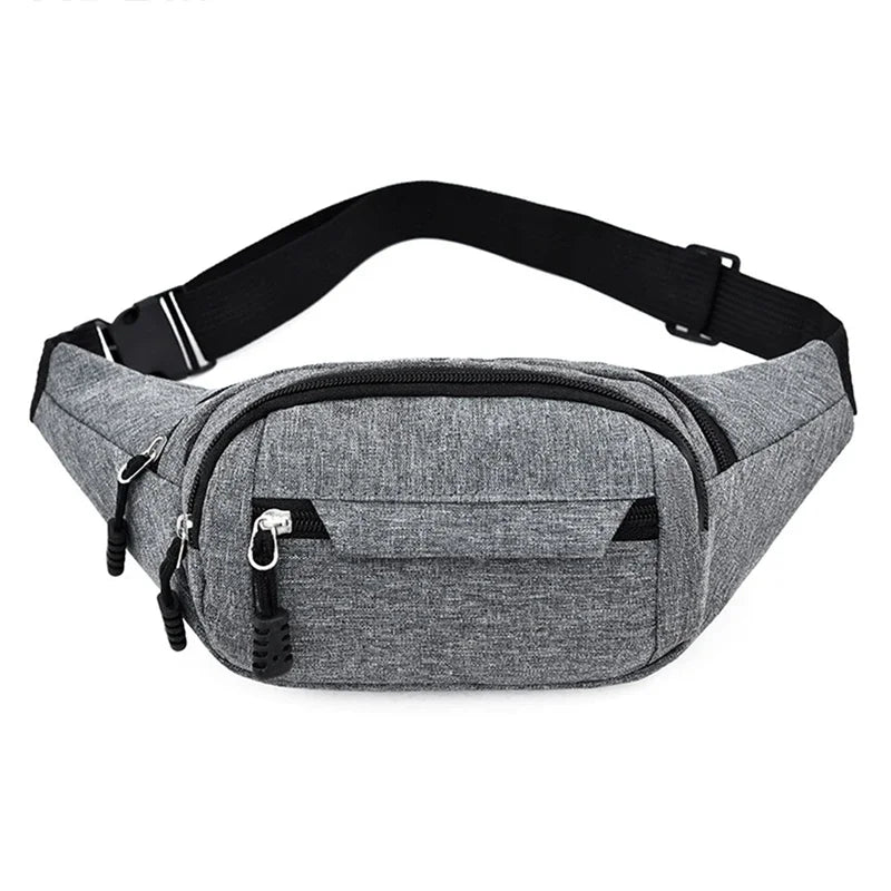 Large Capacity Wear Resistant Waist Belt Bag for Men