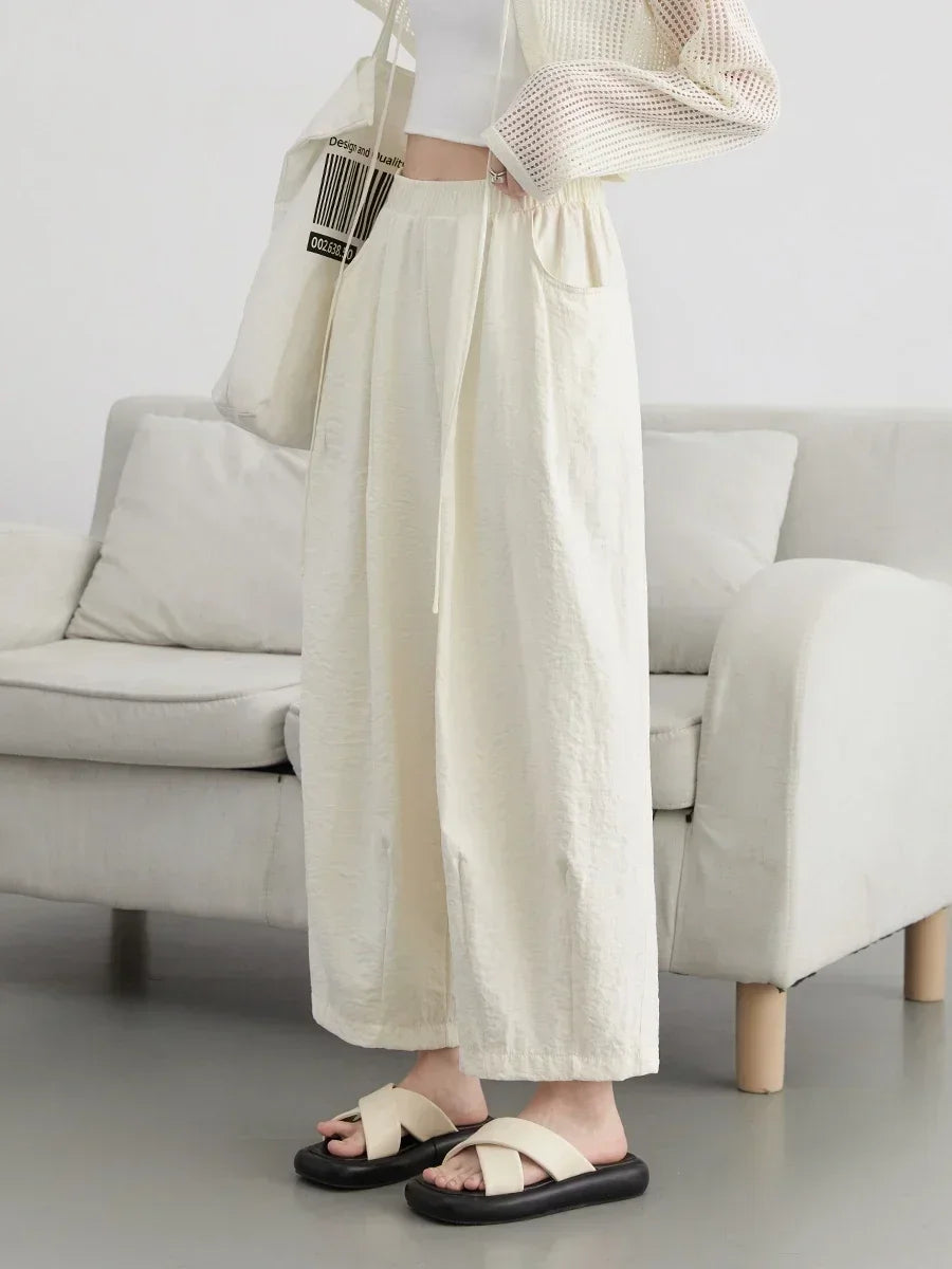 Women Casual Elastic Waist Pants