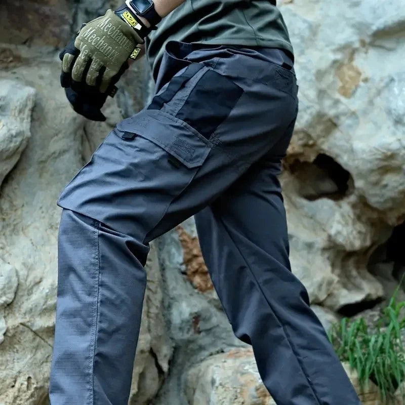 Men Tactical Waterproof Cargo Pants Multi-Pocket