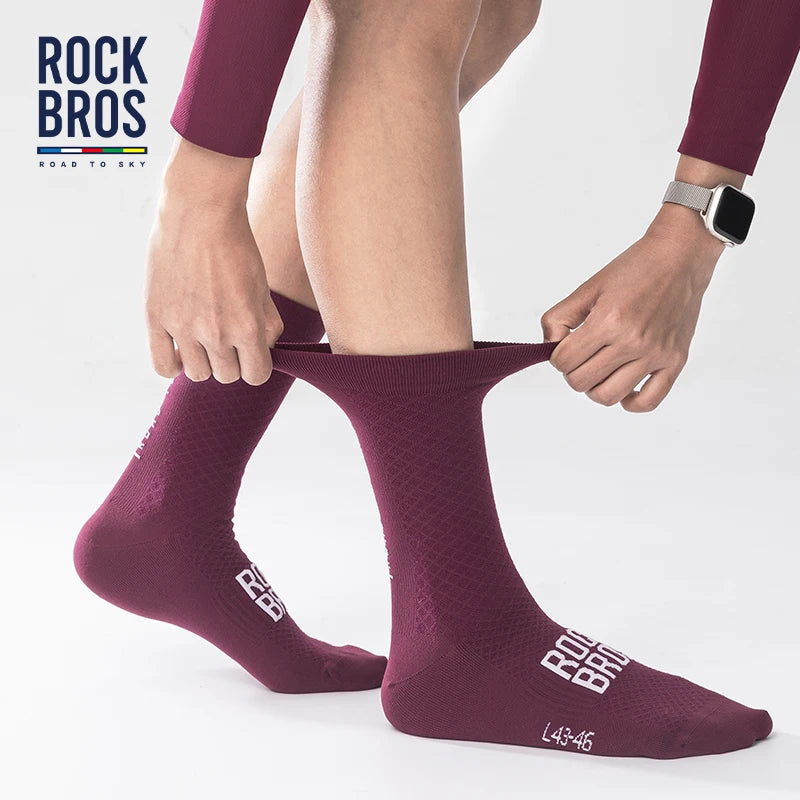 Shock Absorbing Breathable Cycling Socks for Men