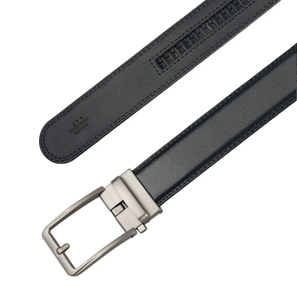 Men Luxury Brand Designer Fashion Automatic Buckle Click Belt