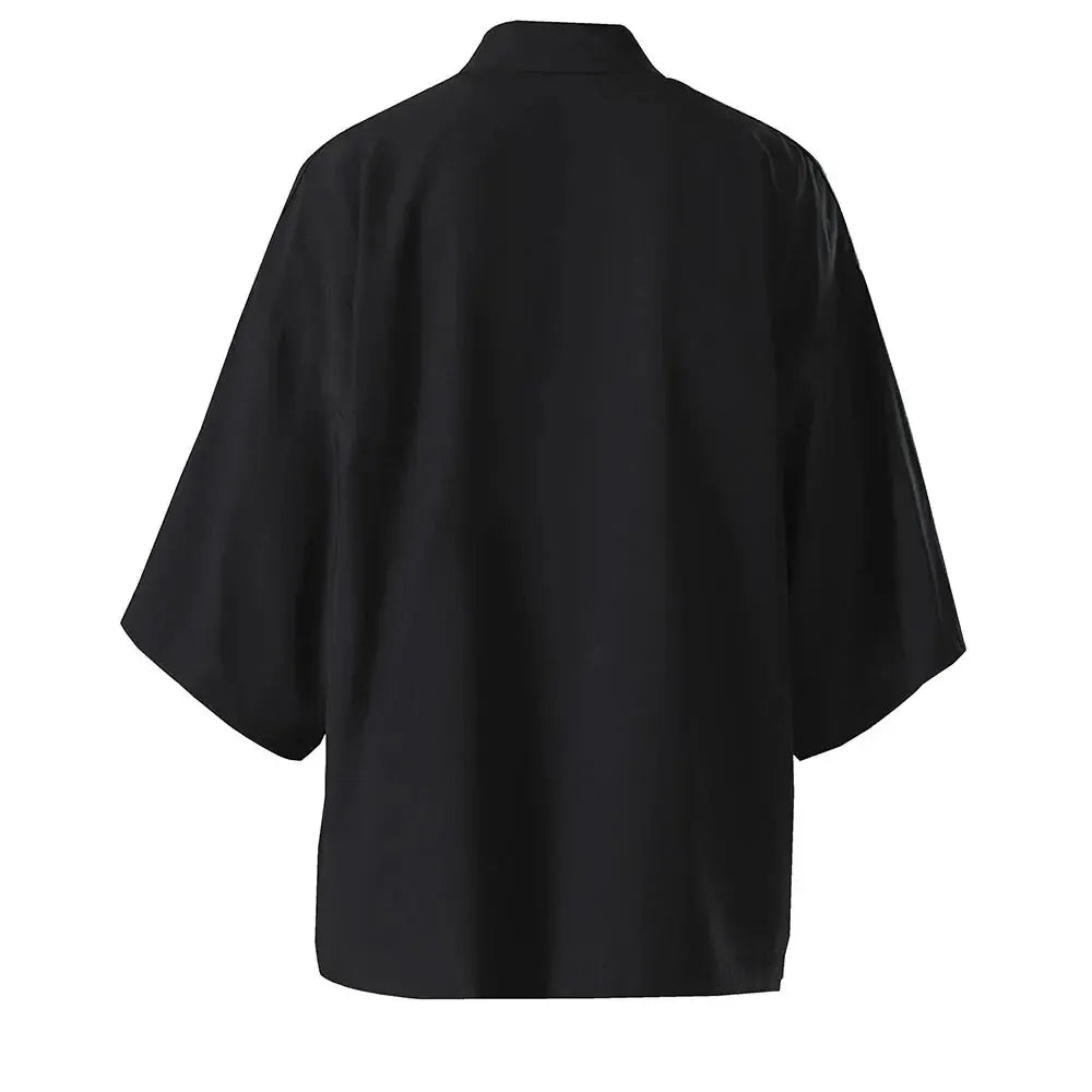 Men Japanese Kimono Open Stitch Cardigan