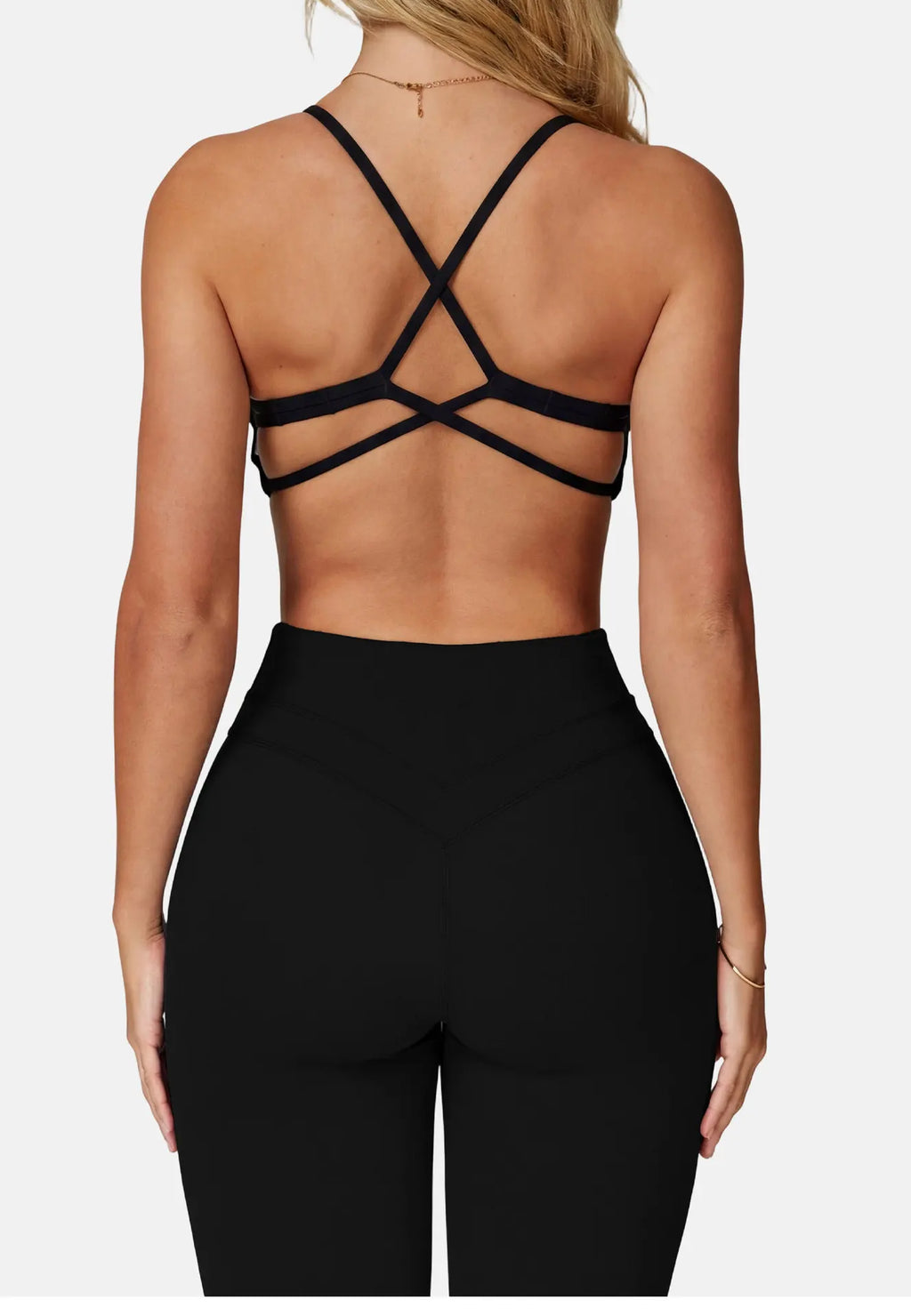 Women High Support Cross Back Push Up Sports Bra