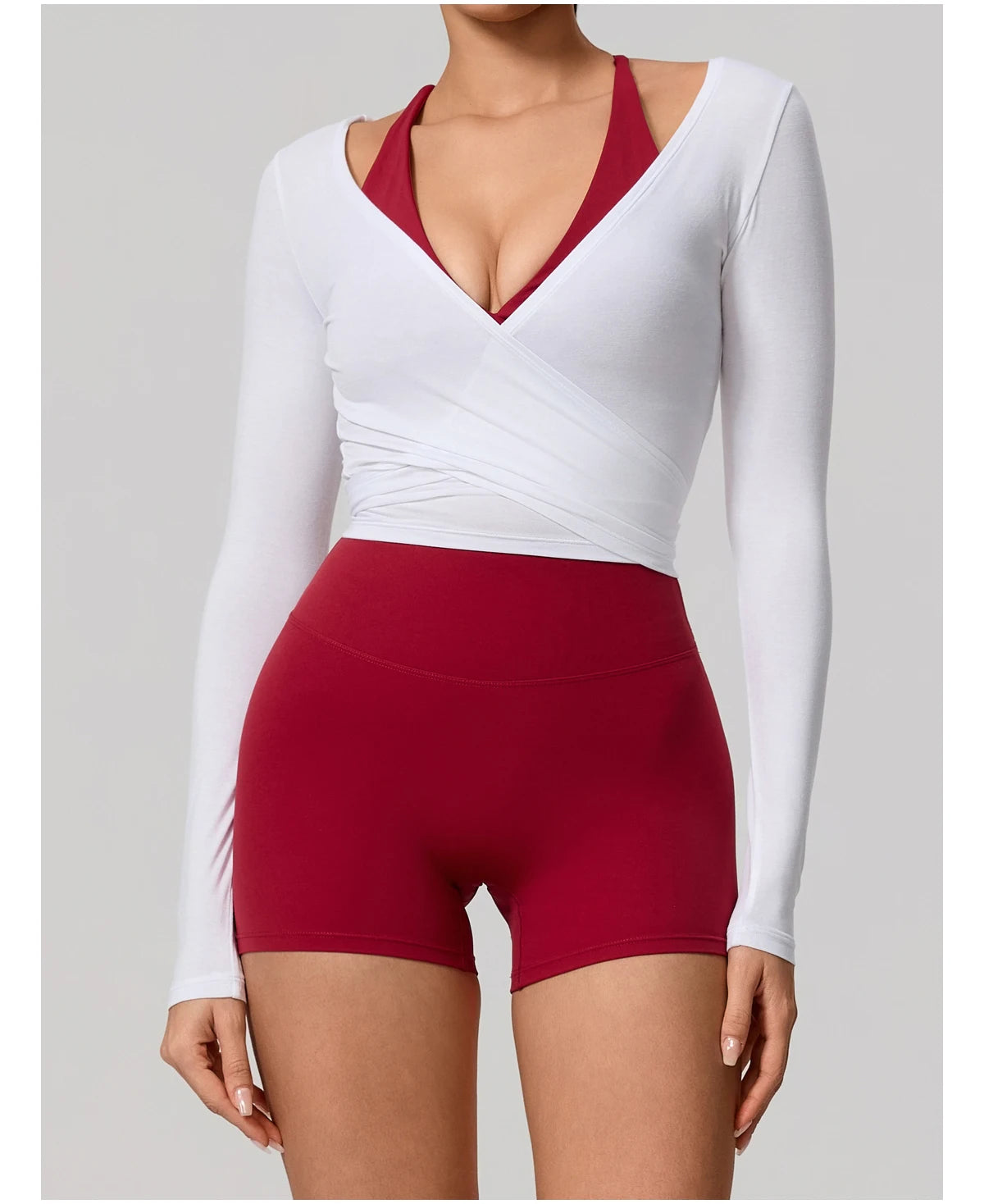 Women Long Sleeve Top Breathable Quick Dry Sportswear
