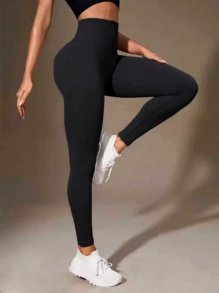 Women High Waist Yoga Leggings Breathable Fitness Running Pants