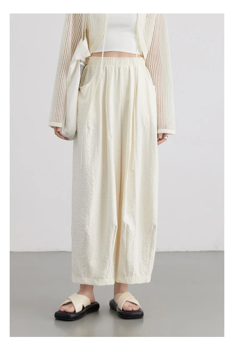 Women Casual Elastic Waist Pants
