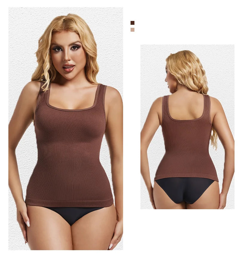 Compression Tummy Control Shapewear Tank Top for Women