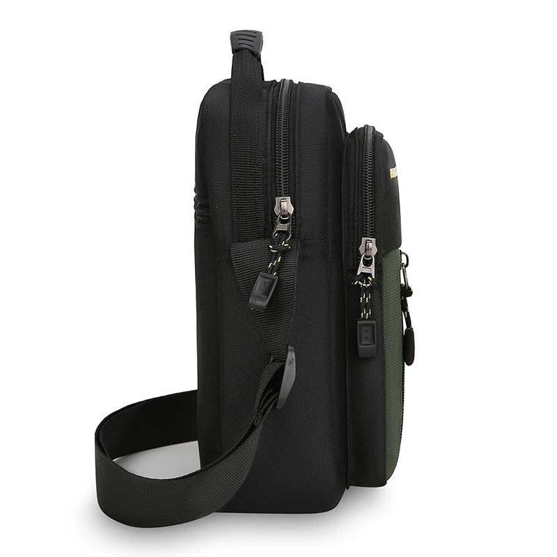 Large Capacity Multi Pocket Business Crossbody Bag for Men