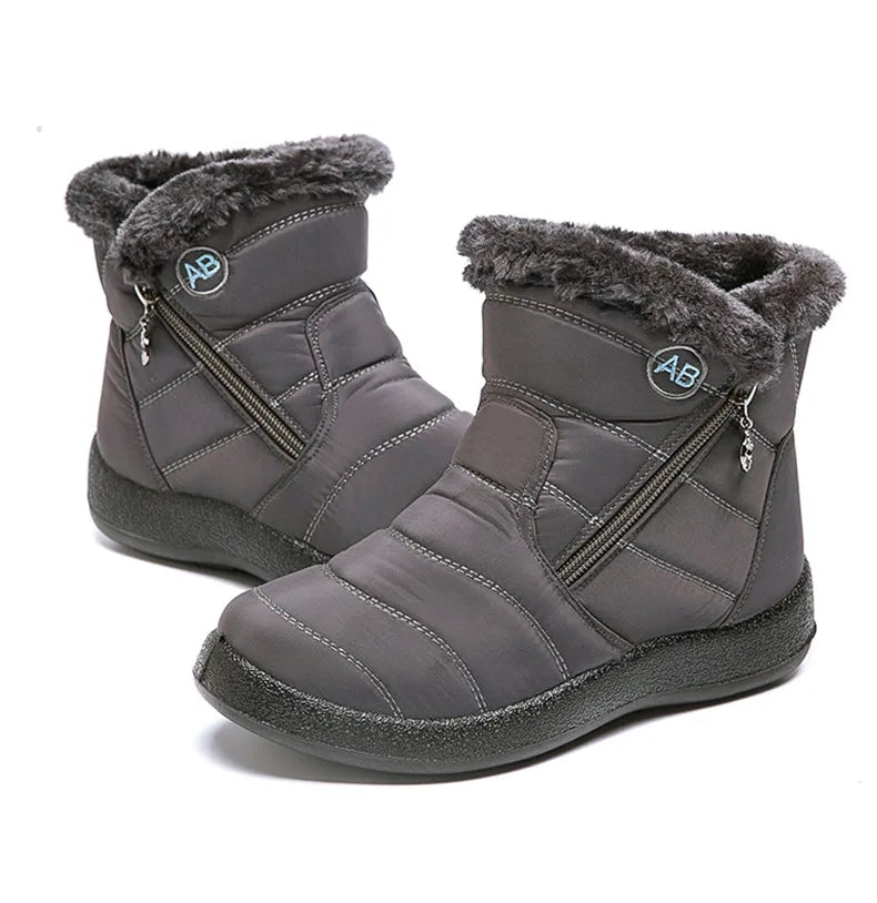 Women Fur Lined Winter Ankle Boots