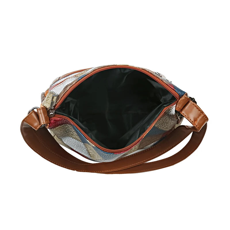 Lightweight Geometric Crossbody Shoulder Bag for Women
