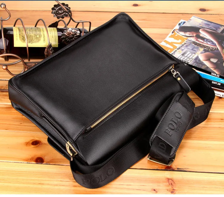 Large Capacity Wear Resistant Business Crossbody Shoulder Bag for Men