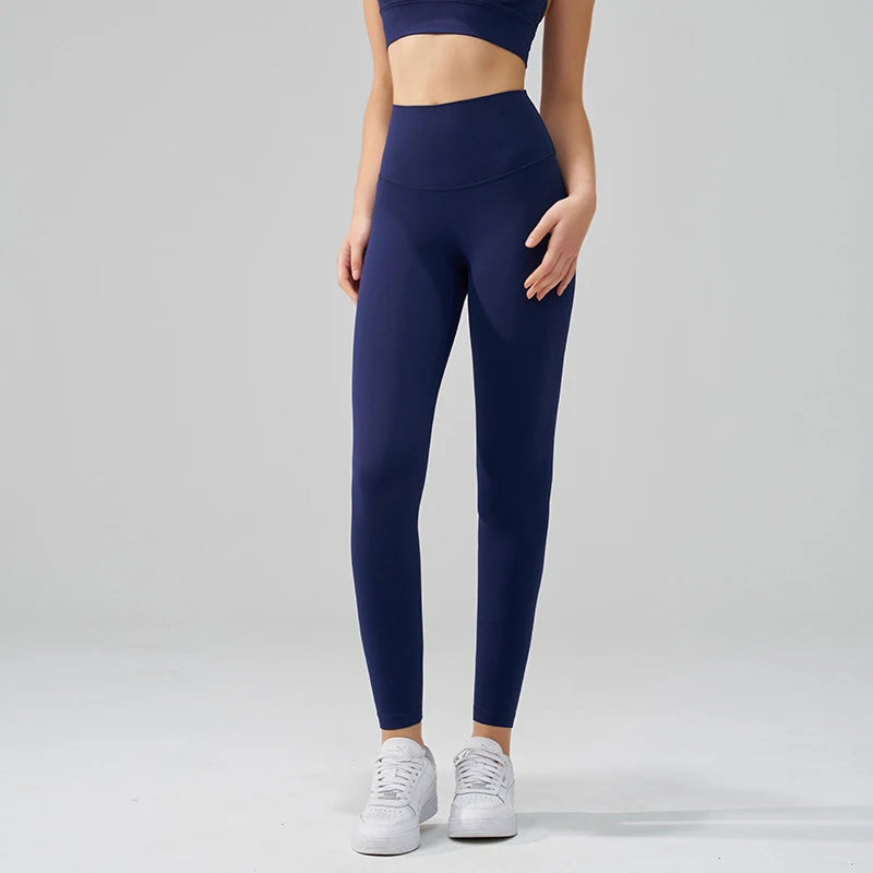 High Waist Nylon Yoga Leggings for Women