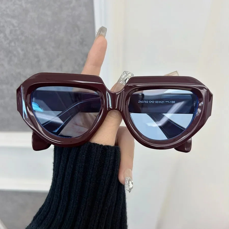 Women Vintage Square Retro Classic Fashion Sunglasses