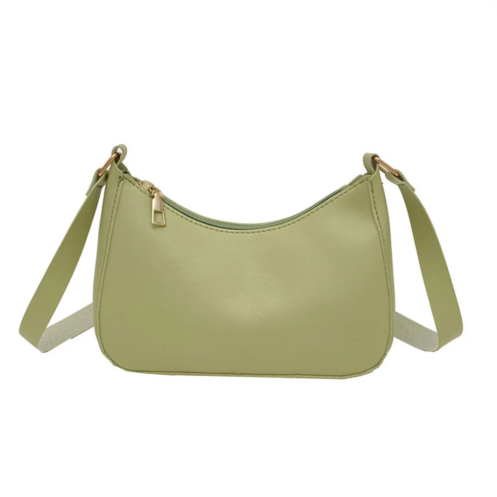 Retro PU Leather Underarm Shoulder Hobo Bag for Women