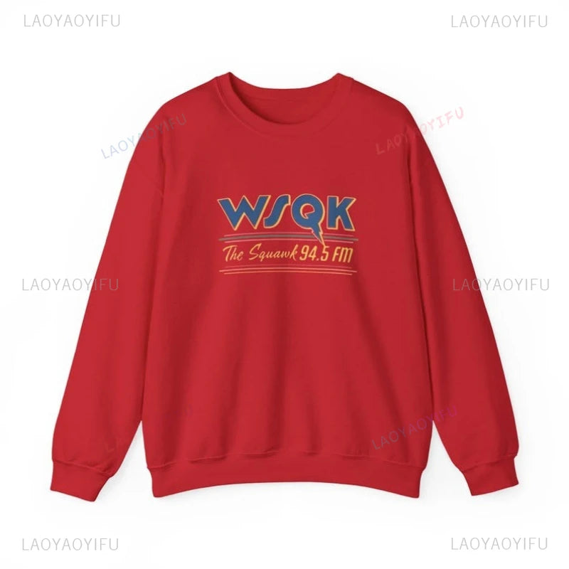 Women Retro Radio Graphic Sweatshirt