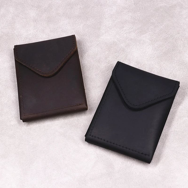 Genuine Slim Minimalist Front Pocket Wallet for Men