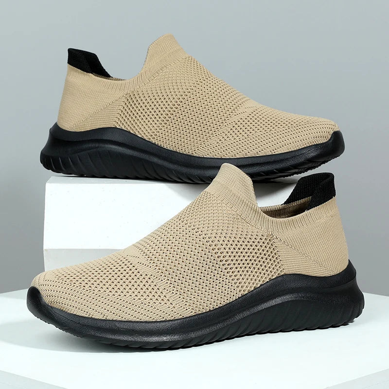 Men Breathable Mesh Slip on Loafers Shoes