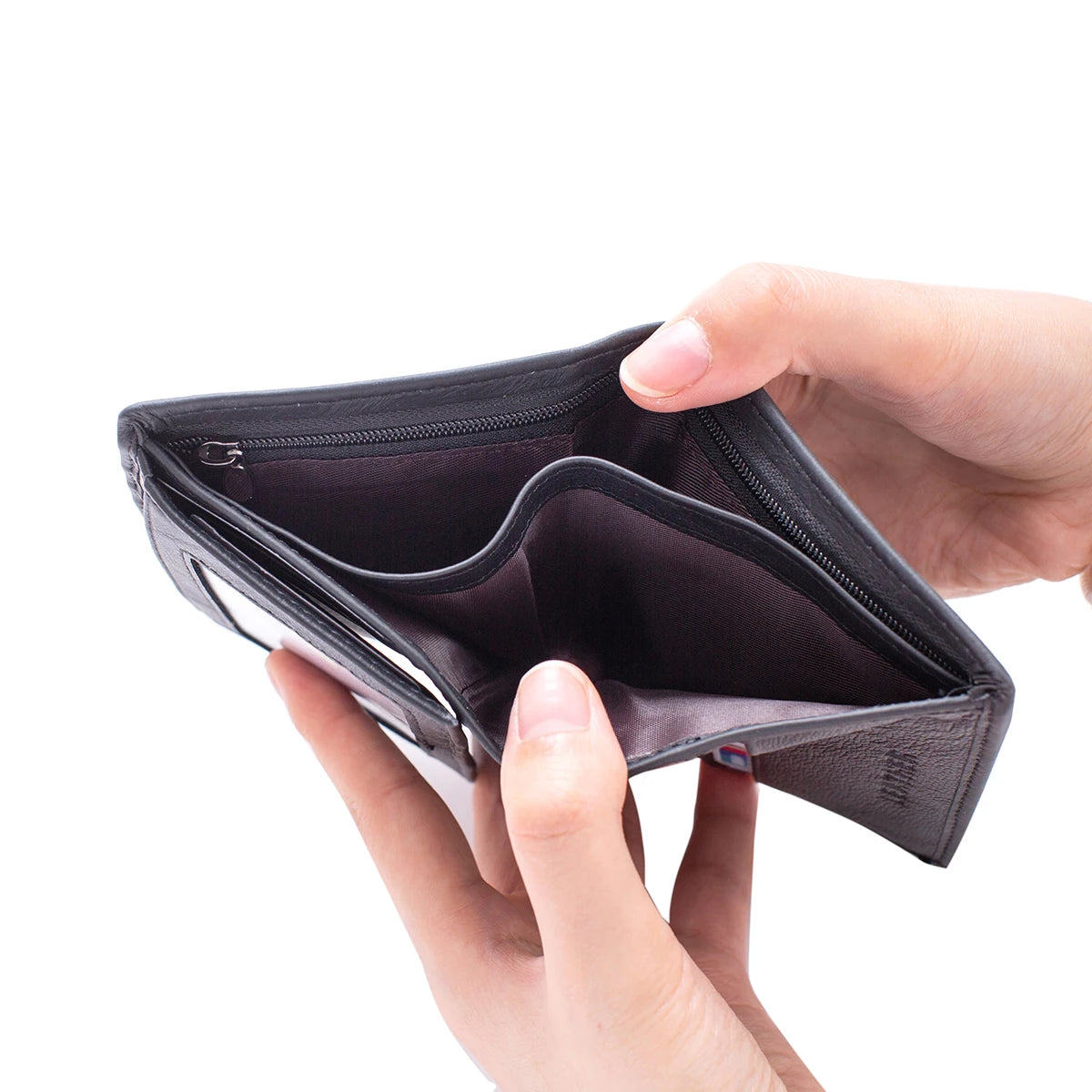 Vintage Genuine Leather RFID Vertical Wallet for Men