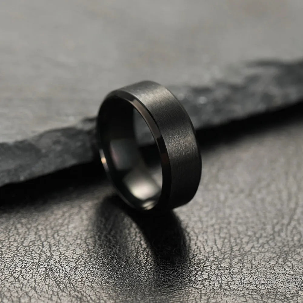Men Stainless Steel Fashion Charm Jewelry Ring