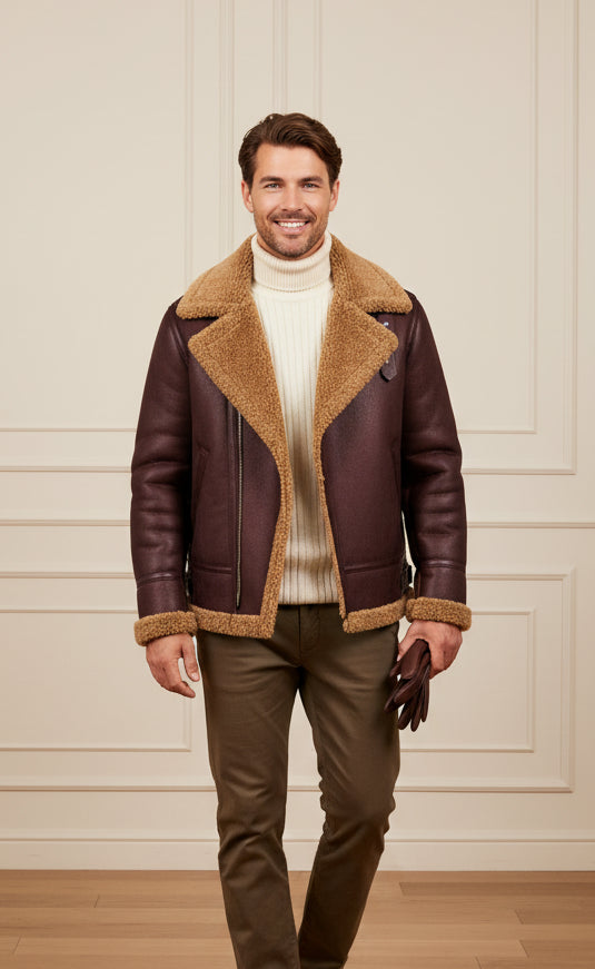 Men Slim Fit Zip Up Casual Jacket