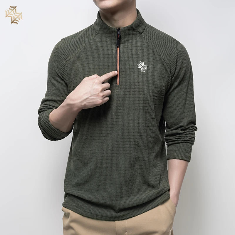 Men Long Sleeve Running Fitness Sweatshirt