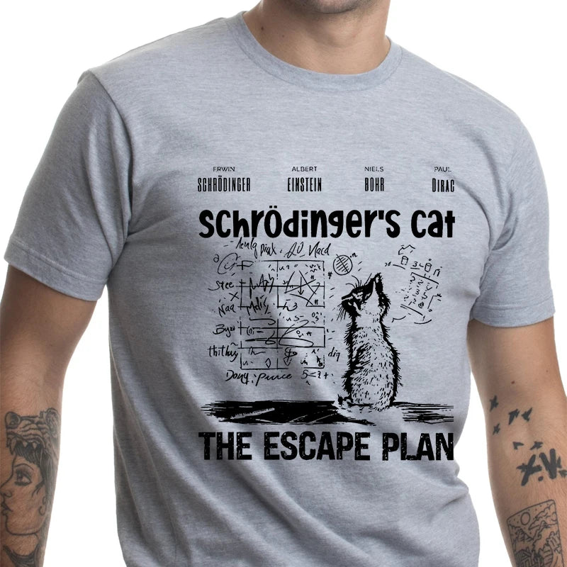 Men Cat Graphic Short Sleeve T Shirt