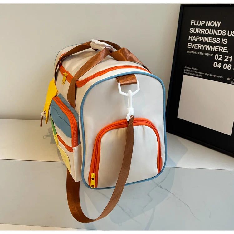 Large Capacity Multi Function Travel Duffel Tote Bag for Women