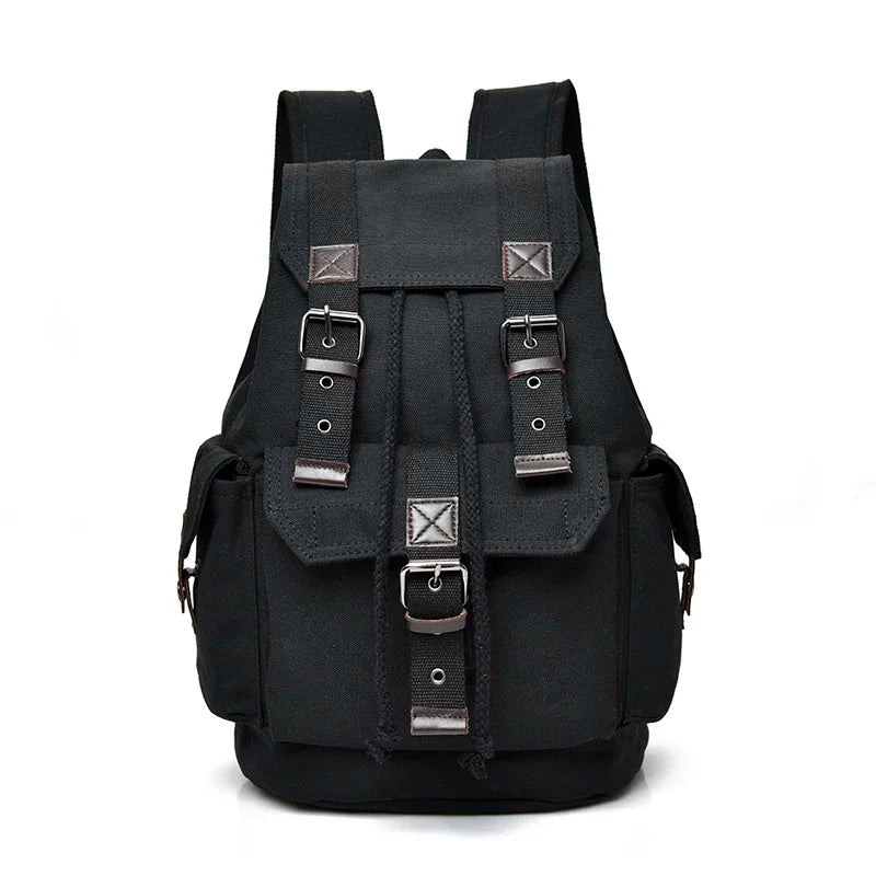 Large Capacity Canvas Backpack for Men