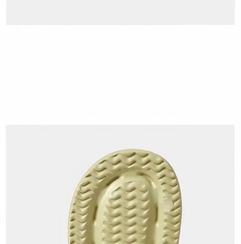 Men's Classy  Slippers for Women's Home Use Thick-Soled Indoor Summer Bread Sandals for Men's Couples Bathroom Bathing Non-Slip Slippers