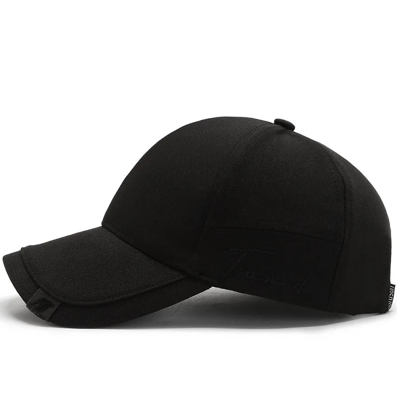 Men Cotton Outdoor Trucker Baseball Cap