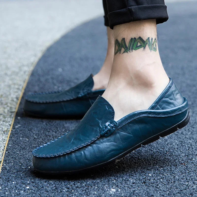 Men Shoes Casual Genuine Leather Loafers