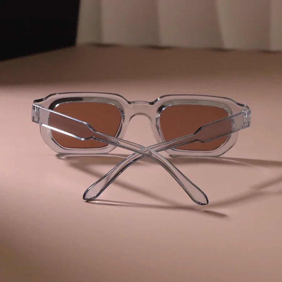 Men Luxury Rectangle Designer Casual Fashion Sunglasses