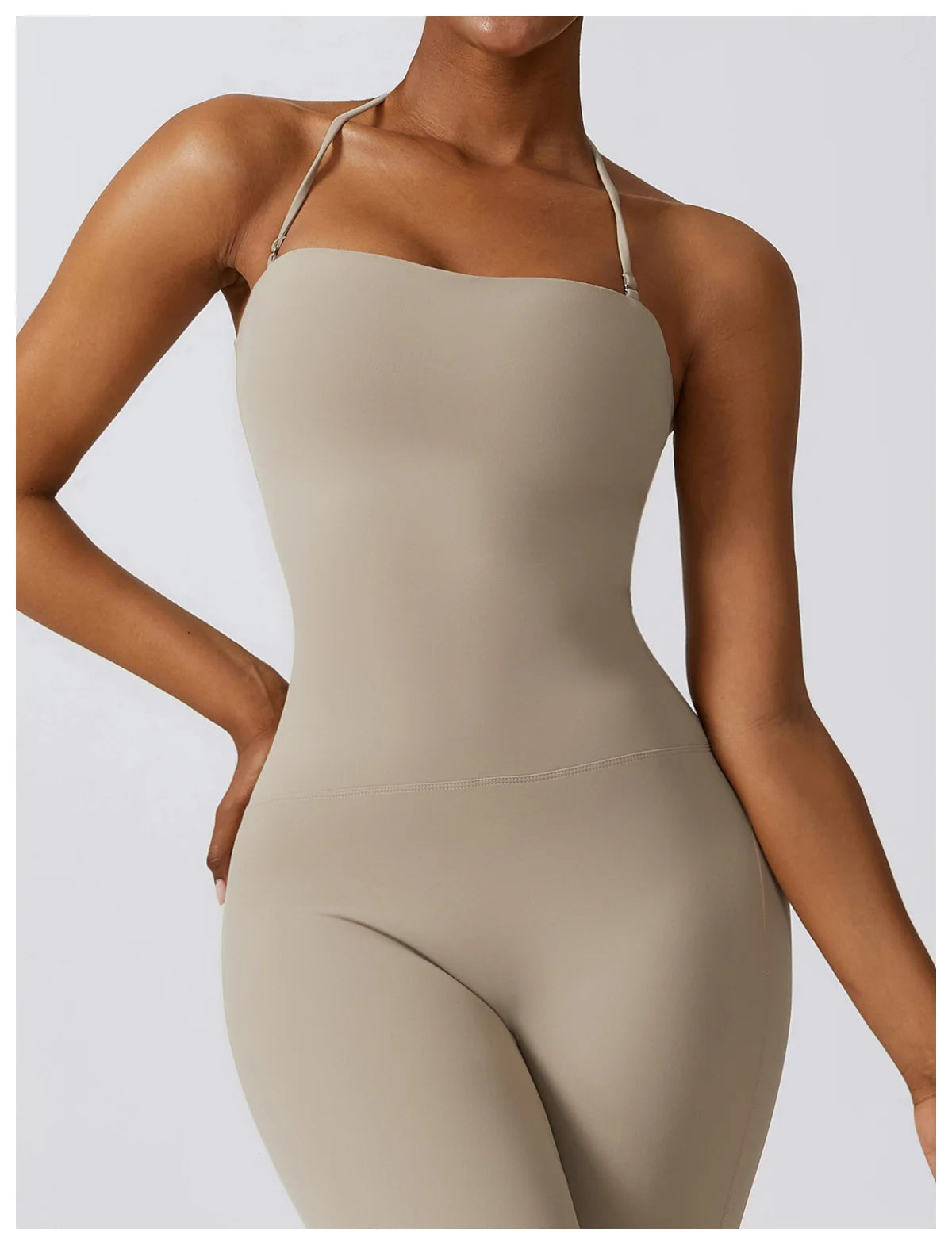 Women Sleeveless Yoga Jumpsuit Fitness Sports Bodysuit