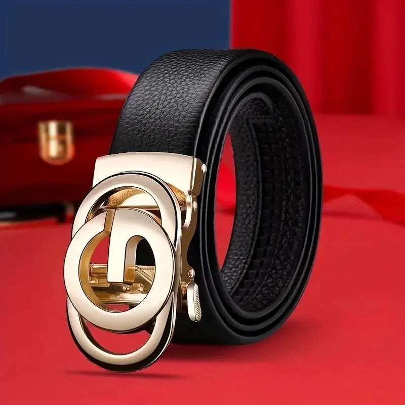 Men Genuine High Quality Alloy Business Belt