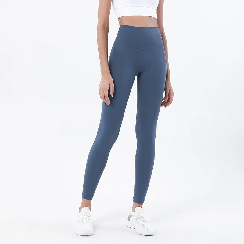 High Waist Nylon Yoga Leggings for Women