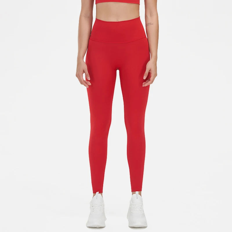 High Waist Nylon Yoga Leggings for Women