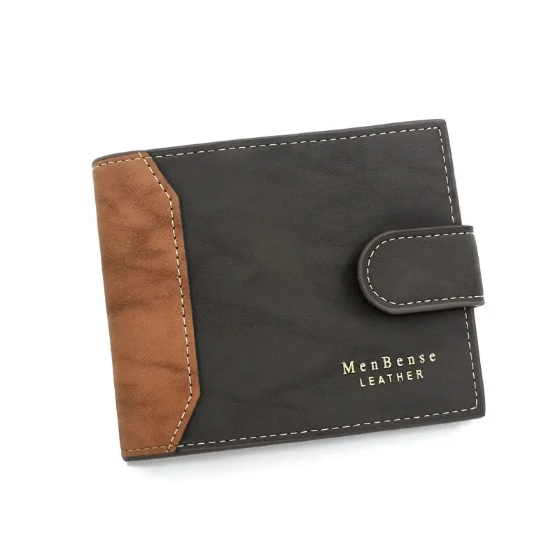 PU Leather Business Card Holder Wallet for Men