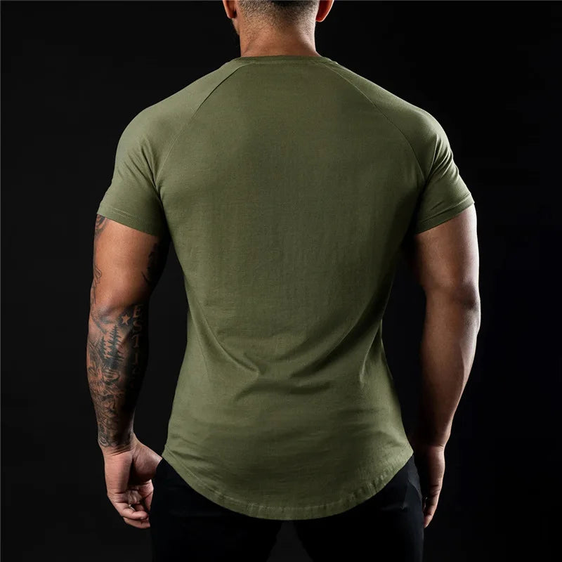Men High Quality Cotton Summer T-shirt
