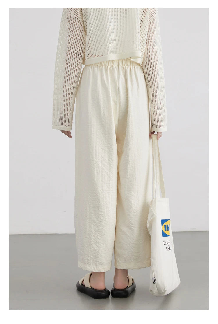 Women Casual Elastic Waist Pants