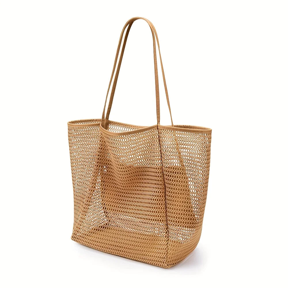 Large Capacity Beach Tote Shoulder Bag for Women