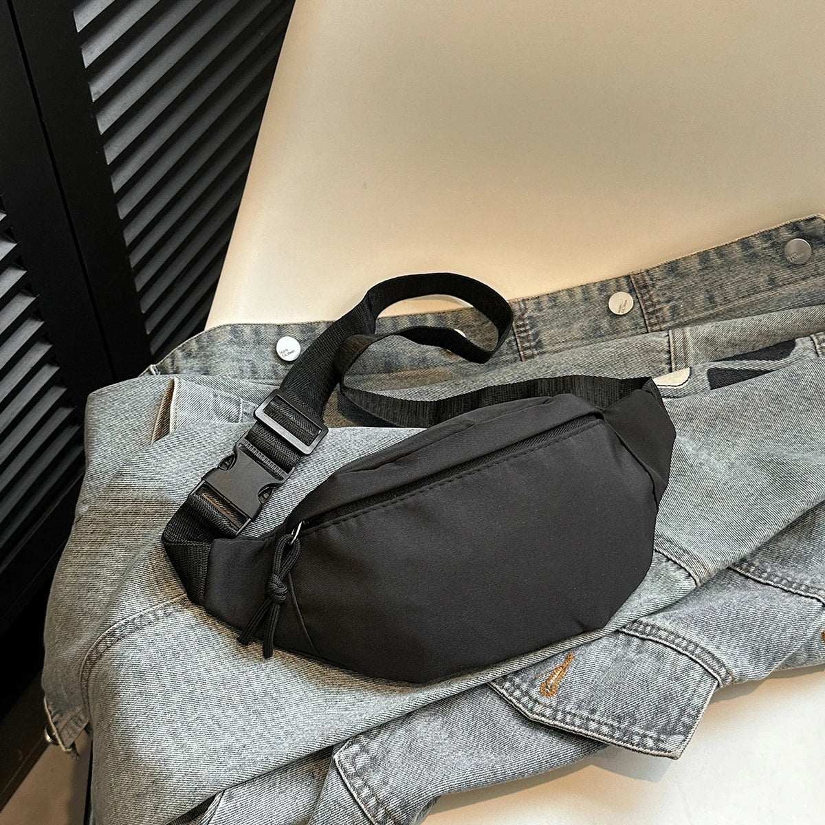Large Capacity Fashion Sports Waist Chest Crossbody Bag for Men