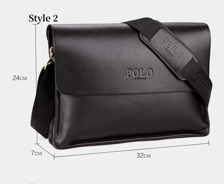 Large Capacity Wear Resistant Business Crossbody Shoulder Bag for Men
