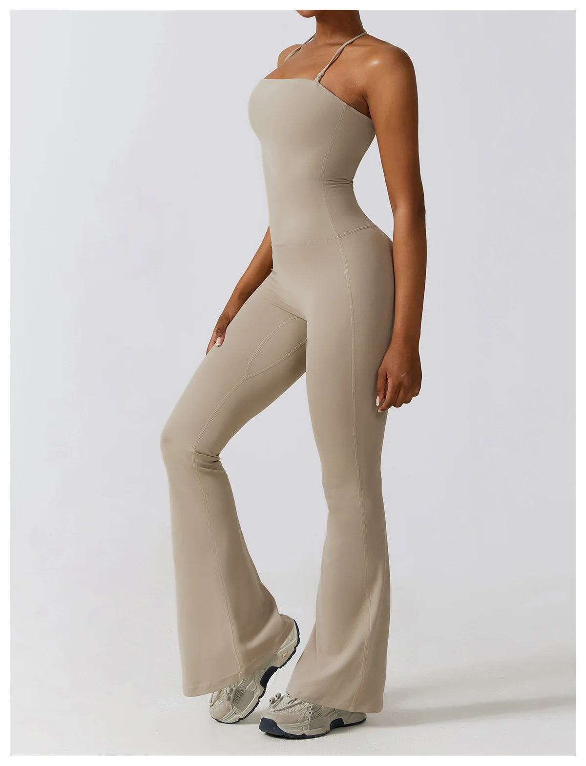 Women Sleeveless Yoga Jumpsuit Fitness Sports Bodysuit